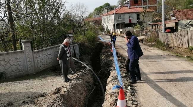 Büyükşehir Bakırlı Mahallesi’nde içmesuyu hattını yenileniyor