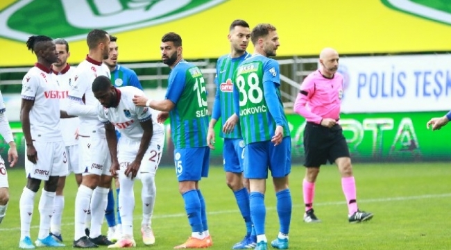 Çaykur Rizespor: 0 - Trabzonspor: 0