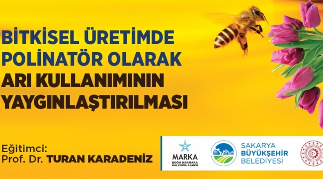 Çiftçilere bitkisel üretimde arı kullanımı eğitimi verilecek