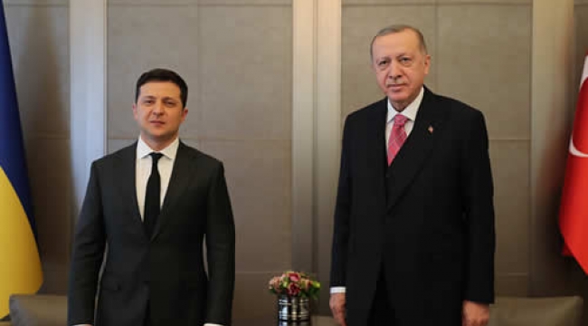 Cumhurbaşkanı Erdoğan, Ukrayna Devlet Başkanı Zelenskiy ile bir araya geldi