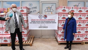 GURBETÇİLER, GIDA KOLİSİ DESTEĞİNDE BULUNDU