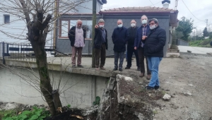  Rahmi Metin,saha çalışmalarını yerinde inceledi