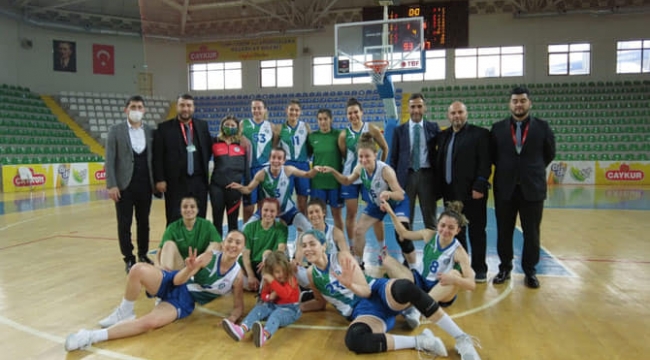 Rize Belediyespor Kadın Basketbol takımı, Altınel Spor'a 56 sayı fark attı grupta 5'te 5 yaptı