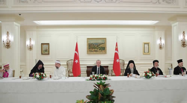 Cumhurbaşkanı Erdoğan, azınlık cemaatlerinin temsilcileriyle iftar yemeğinde bir araya geldi