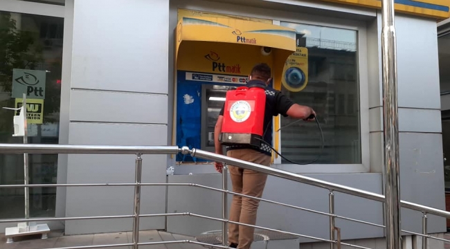 GÖRELE BELEDİYESİ DEZENFEKTE ÇALIŞMALARINI SÜRDÜRÜYOR