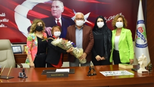 KADIN GÜCÜ KOOPERATİFİ'NDEN BAŞKAN POSBIYIK'A ZİYARET