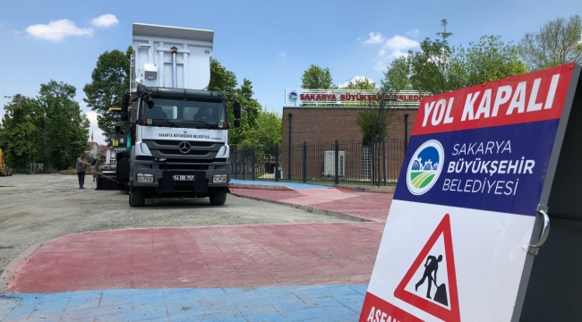 Millet Bahçesi’ndeki o güzergah asfaltla buluşturuldu