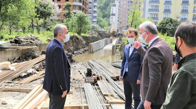 Rize Belediyesi'nin yatırımları tam gaz devam ediyor