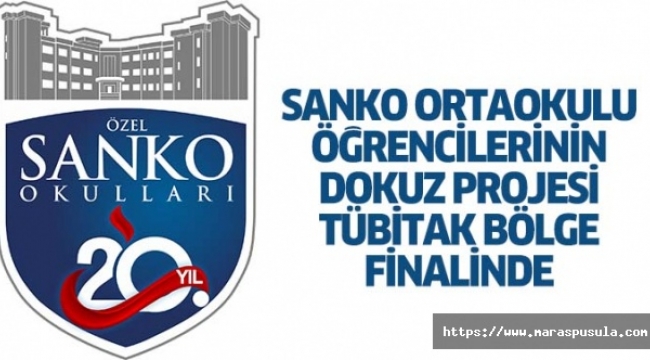 SANKO ORTAOKULU ÖĞRENCİLERİNİN DOKUZ PROJESİ BÖLGE FİNALİNDE