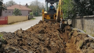 Şehrin kuzeyine altyapı çalışması