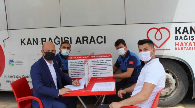 Arifiye Belediyesi Personelinden Kan Bağışı Kampanyasına Destek