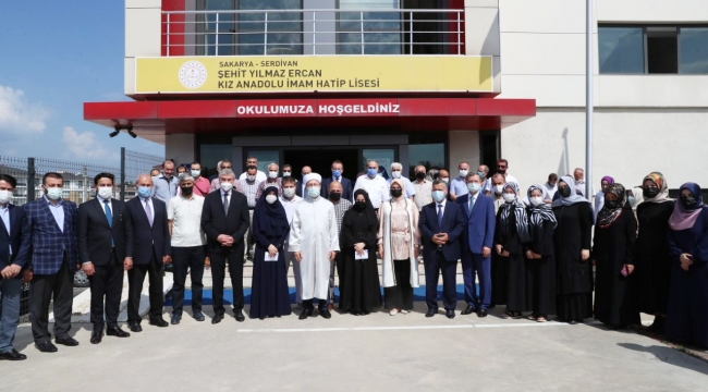 Başkan Yüce hafızlık tamamlama programına katıldı
