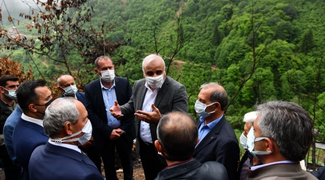 BAŞKAN ZORLUOĞLU'NDAN YOMRA'YA GEÇMİŞ OLSUN ZİYARETİ