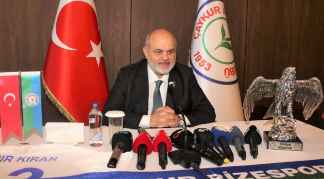 BİZ ÇAYKUR RİZESPOR’U ZAMANA TAŞIMAYA GELİYORUZ