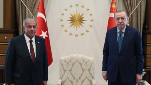 Cumhurbaşkanı Erdoğan, KKTC Cumhuriyet Meclisi Başkanı Sennaroğlu'nu kabul etti