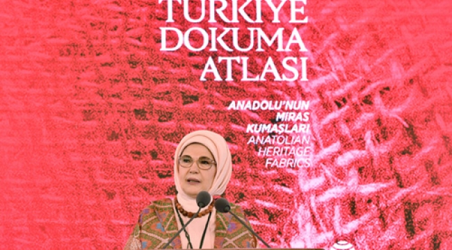 Emine Erdoğan, “Dokuma Atlası Sergisi”nin açılış törenine katıldı
