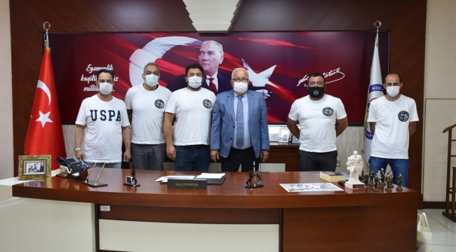 HERKÜL KULÜBÜ'NDEN BAŞKAN POSBIYIK'A TEŞEKKÜR ZİYARETİ