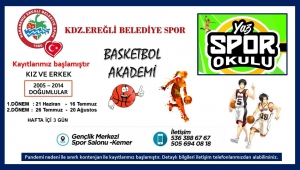 Kdz. Ereğli Belediyespor, Basketbol Yaz Spor Okullarımız Açılıyor