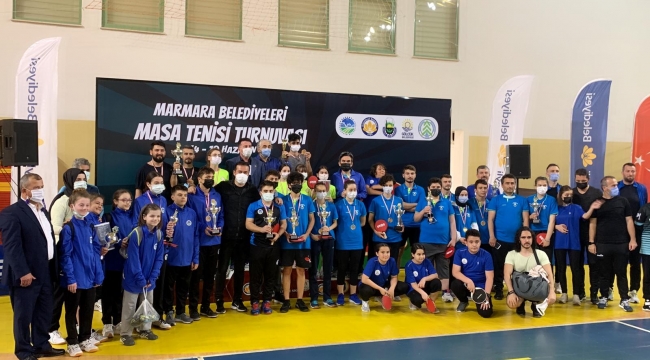 Masa tenisi turnuvasında kazanan Sakaryalı sporcular oldu