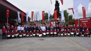 VALİ TUTULMAZ, KDZ. EREĞLİ İTFAİYESİ'NE BAŞARI BELGESİ VERDİ