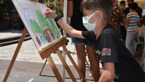 Çocuklar hayalindeki Görele’yi çizdi