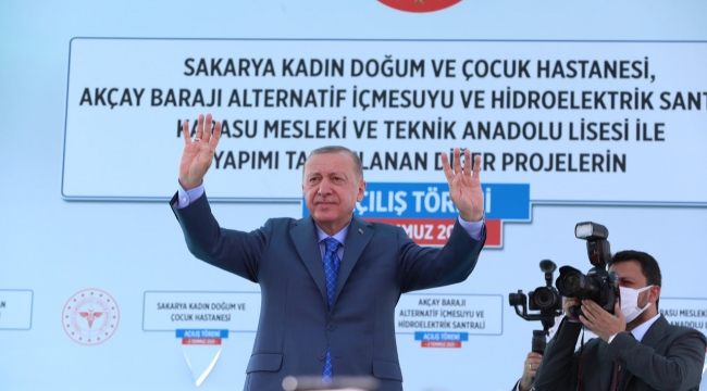 Cumhurbaşkanı Erdoğan Sakarya'ya müjdeler verdi