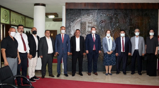 DEVA Partisi genel başkan yardımcısı Kavaf GMİS'i ziyaret etti