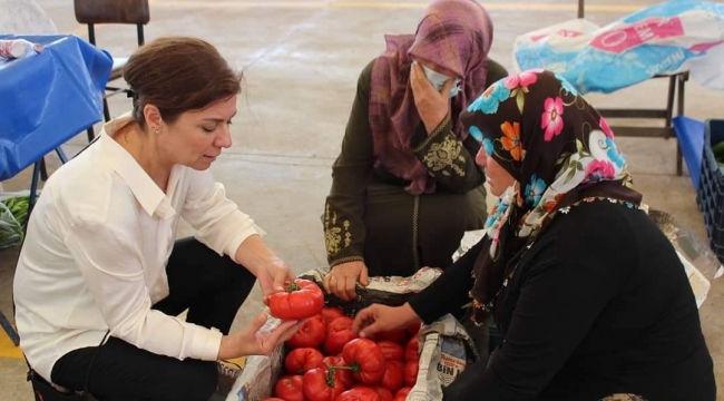 Elif Köse kadın üreticileri yalnız bırakmıyor