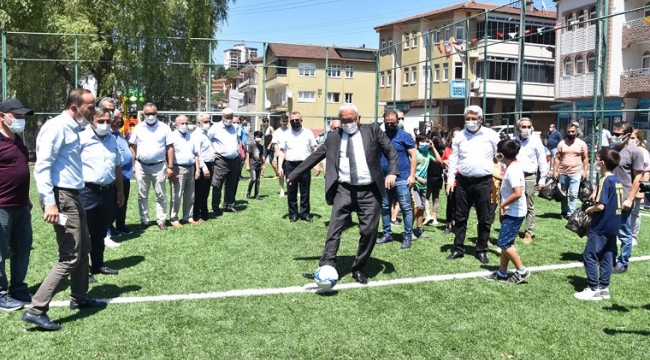 Kdz. Ereğli'de, 2 semt sahasını daha gençlerin hizmetine açtı