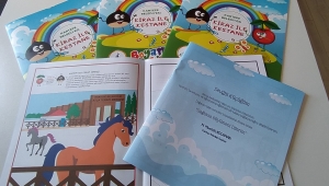 Kiraz ile Kestane’nin boyama kitabı çıktı