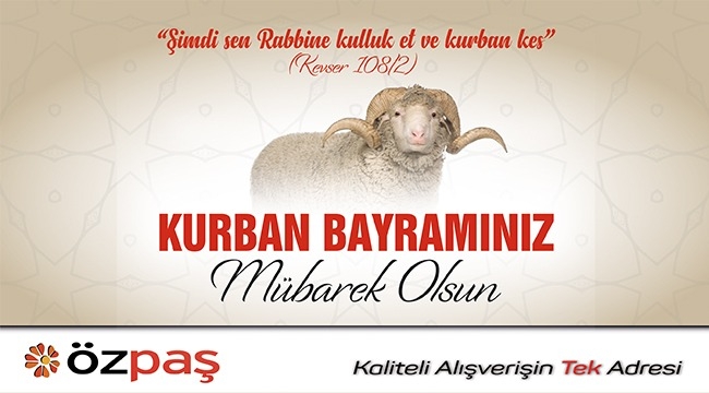 KURBAN BAYRAMINIZ MÜBAREK OLSUN