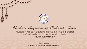 KURBAN BAYRAMINIZ MÜBAREK OLSUN