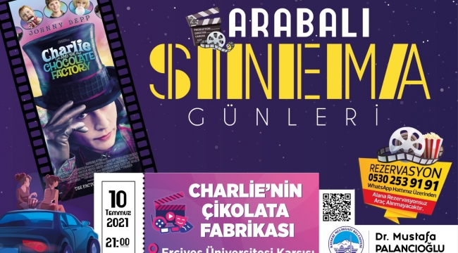 Melikgazi'de sinema günleri başlıyor...