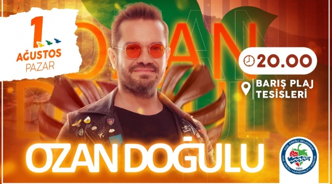 OZAN DOĞULU’DAN KDZ. EREĞLİ BARIŞ PLAJI’NDA DJ PERFORMANSI