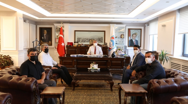 Pazarcılar Odasından Palancıoğlu'na ziyaret