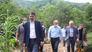 Rize Belediyesi afet bölgesinde