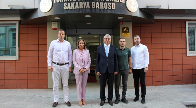Başkan Yüce’den Baro Başkanı Yıldız’a tebrik ziyareti