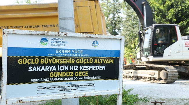 Büyükşehir Yanık Mahallesi’ne 4 bin 850 metrelik kanalizasyon hattı kazandıracak