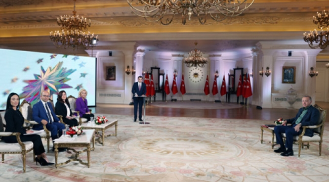 Cumhurbaşkanı Erdoğan, A Haber-ATV özel yayınına katıldı