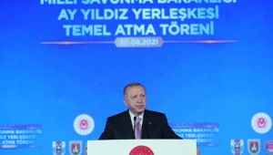 Cumhurbaşkanı Erdoğan, Millî Savunma Bakanlığı Ay Yıldız Yerleşkesi törenine katıldı.