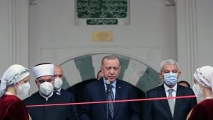 Cumhurbaşkanı Erdoğan, Saraybosna’da restore edilen Başçarşı Camisi’nin açılışını yaptı