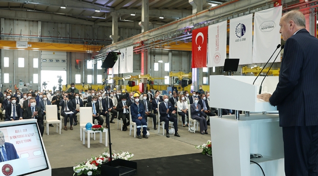 Cumhurbaşkanı Erdoğan, ASO 2. OSB 26 Yeni Fabrika ve Altyapıların Açılış Töreni'ne katıldı