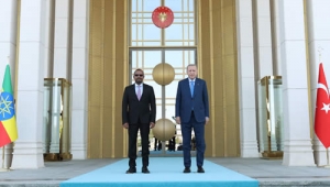 Etiyopya Federal Cumhuriyeti Başbakanı Ali Cumhurbaşkanlığı Külliyesinde