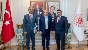 GMİS Yönetimi Çalışma Bakanı Bilgin ile görüştü