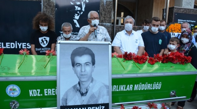 Hakan Deniz için tören düzenlendi
