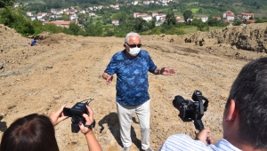 Halil Posbıyık, alternatif yol çalışmalarını yerinde inceledi