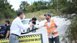 Kartepe Eşme'de köy yollarına büyük yatırım 