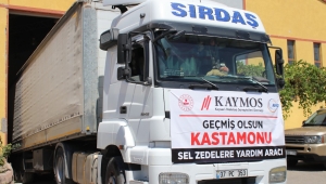 KAYMOS'dan afet bölgesine yardım tırı