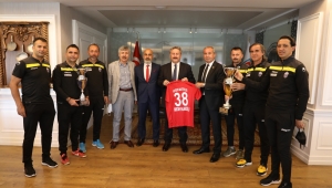 Kayseri Masterler Spor Kulübü'nden Palancıoğlu’na ziyaret 