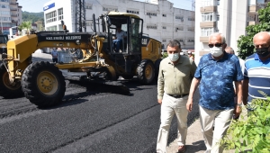 KDZ. EREĞLİ’DE SICAK ASFALT ÇALIŞMALARI BAŞLADI